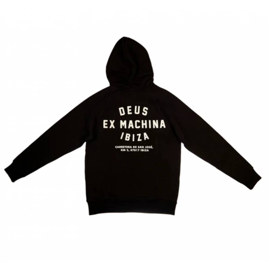 Deus Ex Machina Ibiza Address Hoodie - Black