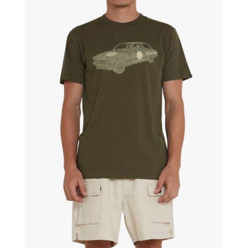Deus Ex Machina Rallyeye T-Shirt - Leaf Marle