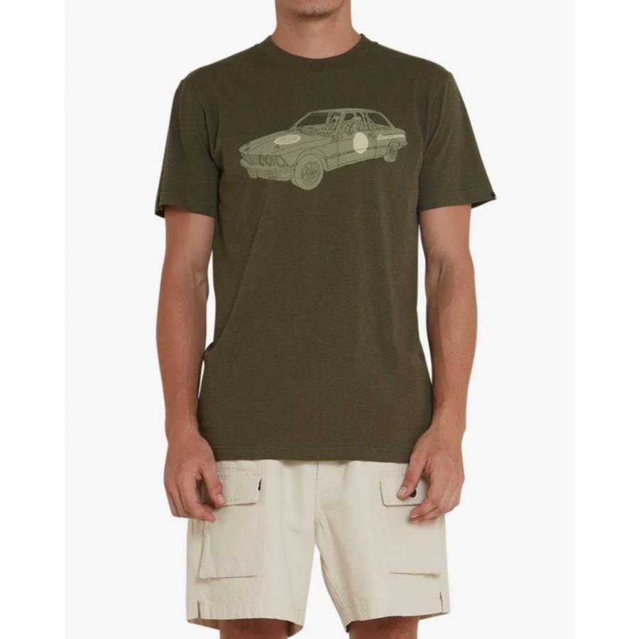 Deus Ex Machina Rallyeye T-Shirt - Leaf Marle