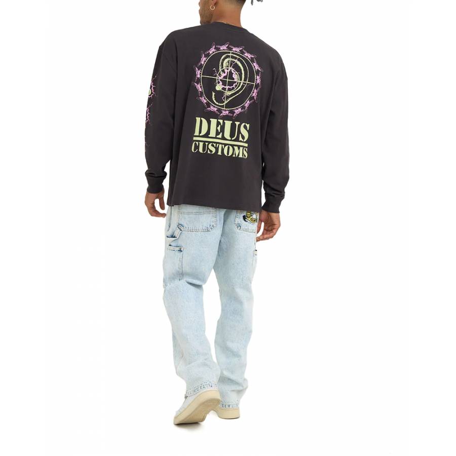 Deus Ex Machina Pub Nuisance LS T-Shirt - Anthracite