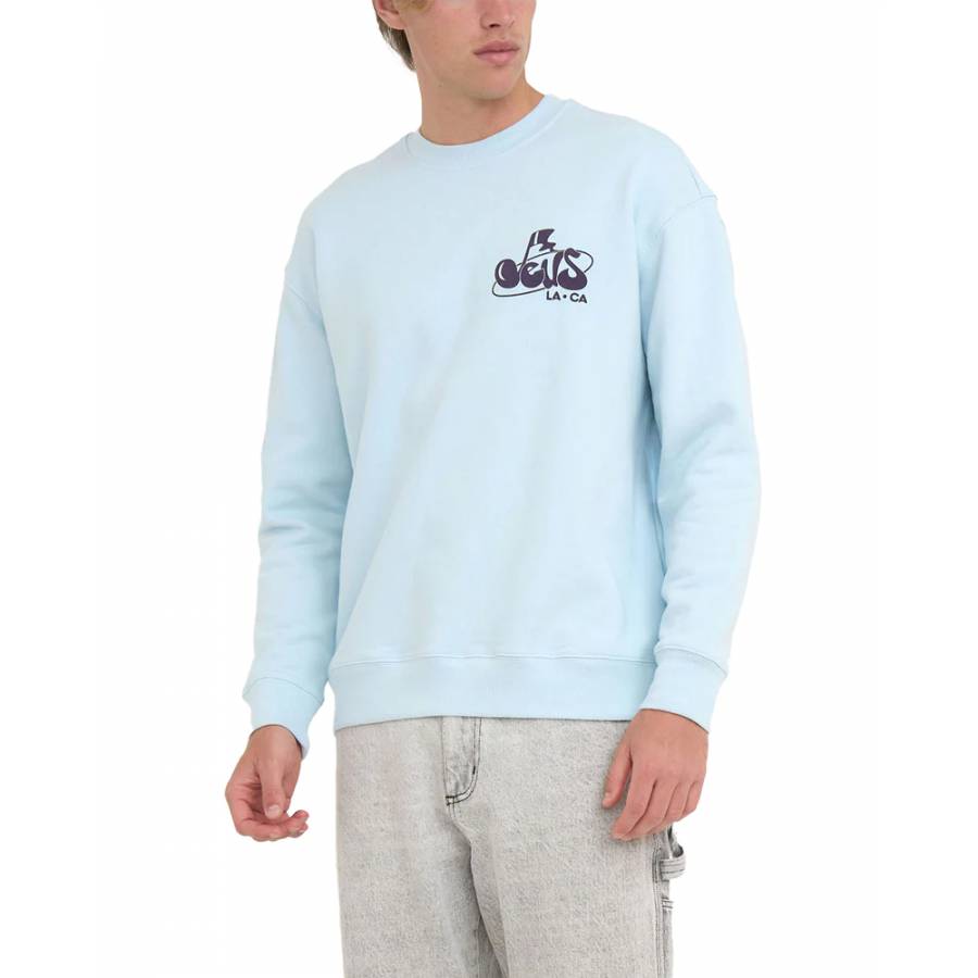 Deus Ex Machina Harmony Crewneck - Illusion Blue
