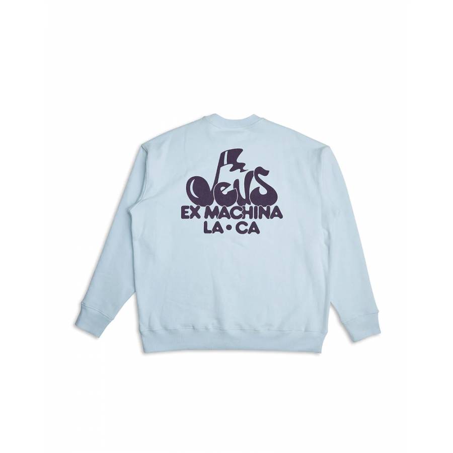 Deus Ex Machina Harmony Crewneck - Illusion Blue