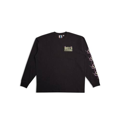 Deus Ex Machina Pub Nuisance LS T-Shirt - Anthracite