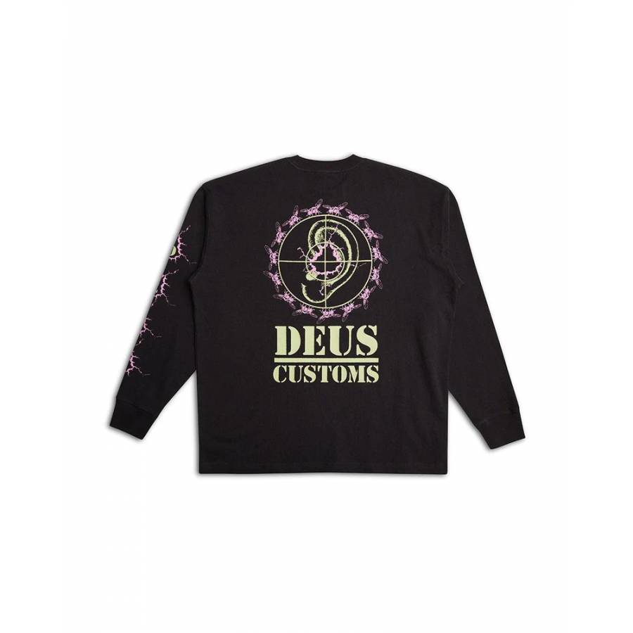 Deus Ex Machina Pub Nuisance LS T-Shirt - Anthracite