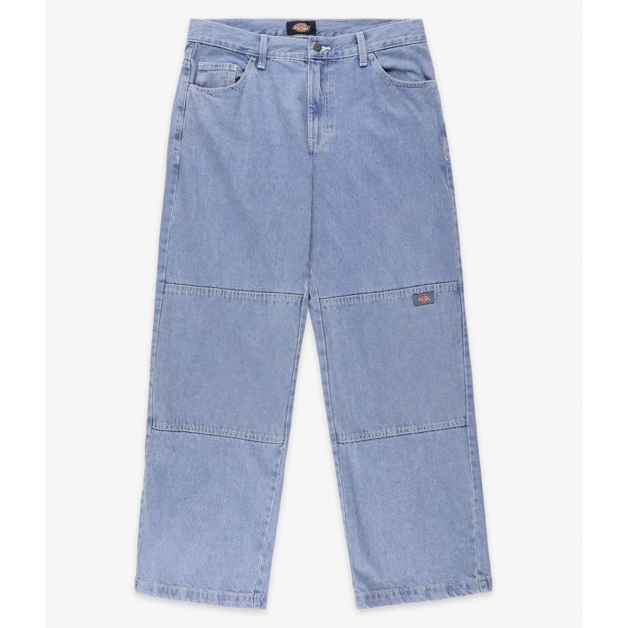 Dickies Double Knee Denim Jeans - Light Wash