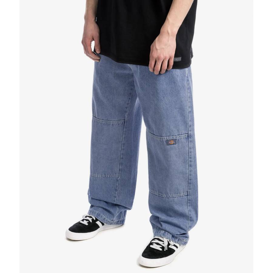 Dickies Double Knee Denim Jeans - Light Wash