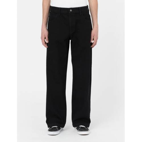 Dickies Wingville Loose Denim Trousers - Black