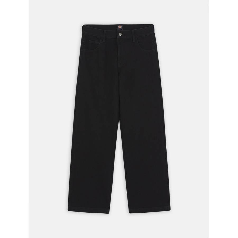 Dickies Wingville Loose Denim Trousers - Black