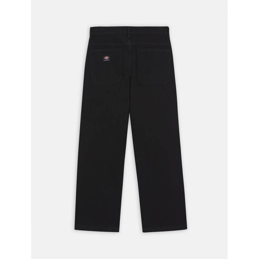 Dickies Wingville Loose Denim Trousers - Black