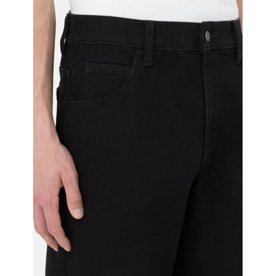 Dickies Wingville Loose Denim Trousers - Black