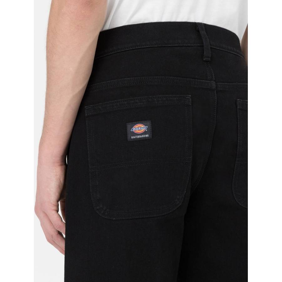 Dickies Wingville Loose Denim Trousers - Black