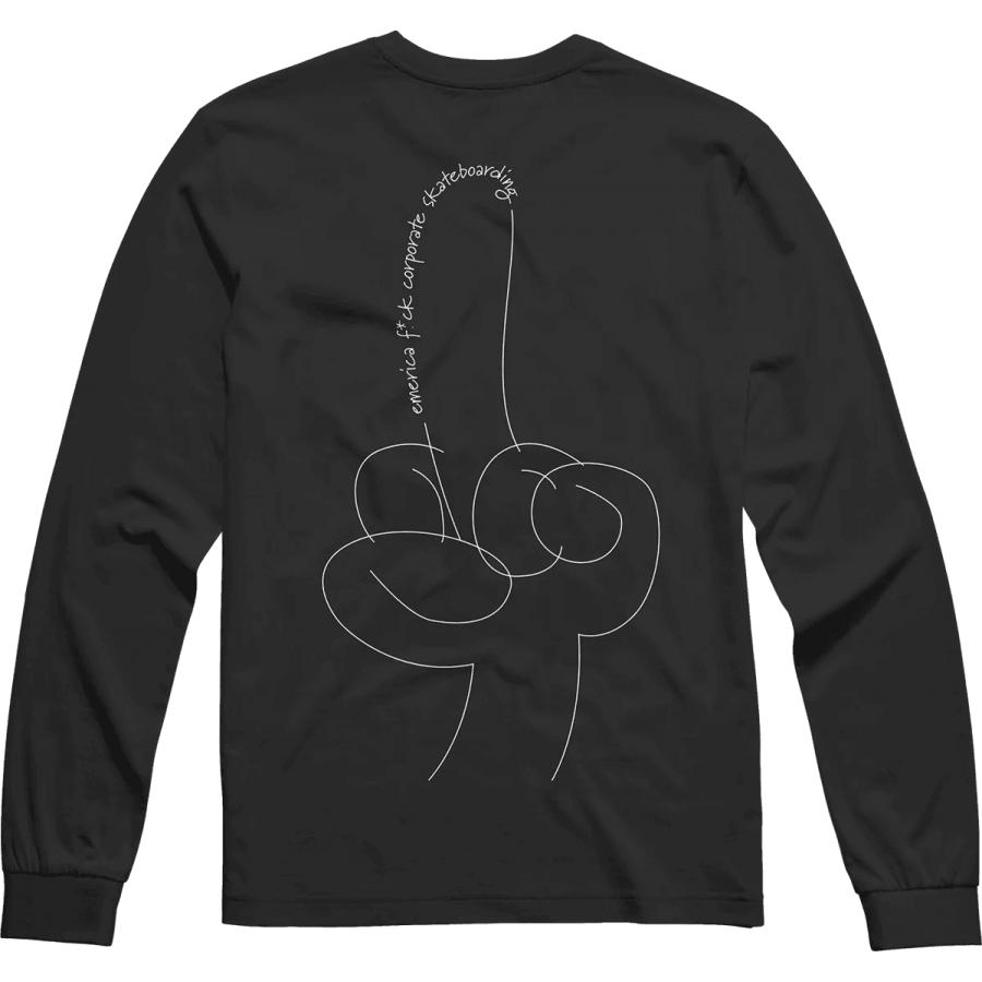 Emerica Eff Corporate Ls Tee - Black
