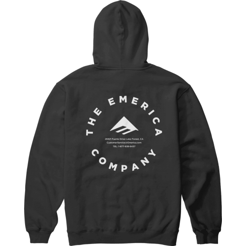 Emerica Logo Lockup Hoodie - Black