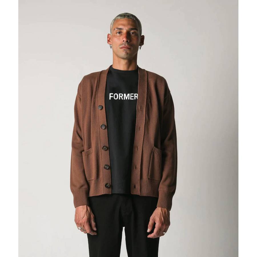 Former Press Cardigan - Carafe