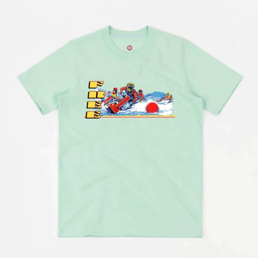 Freeskatemag Yeah Buoy T-shirt - Pastel Green