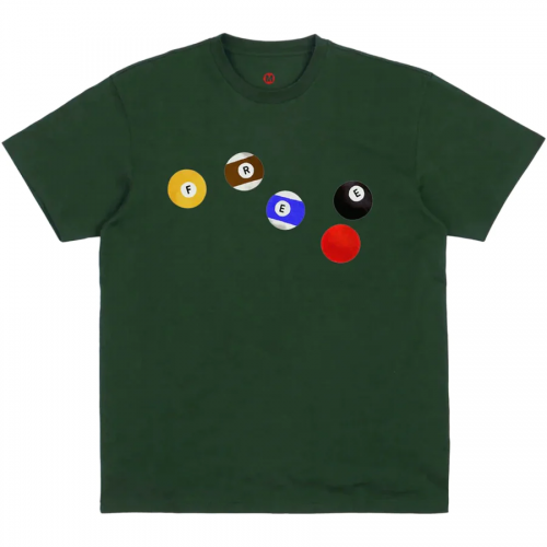 Freeskatemag Pool Boys Tee T-shirt - Forest Green