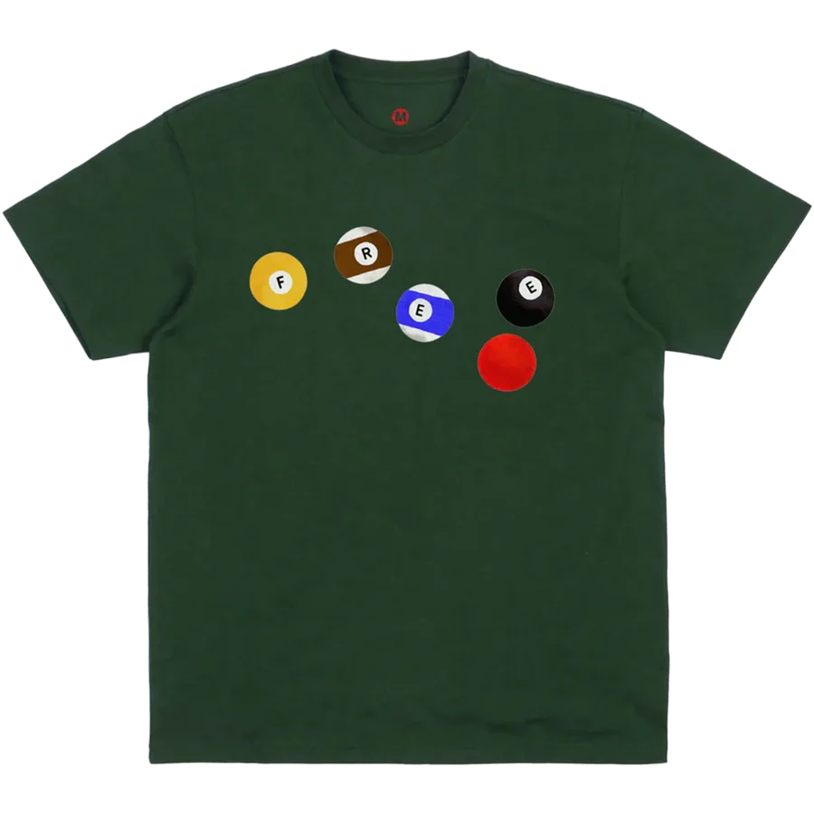 Freeskatemag Pool Boys Tee T-shirt - Forest Green