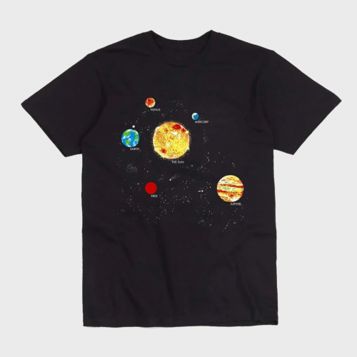 Freeskatemag Solar System T-shirt - Black
