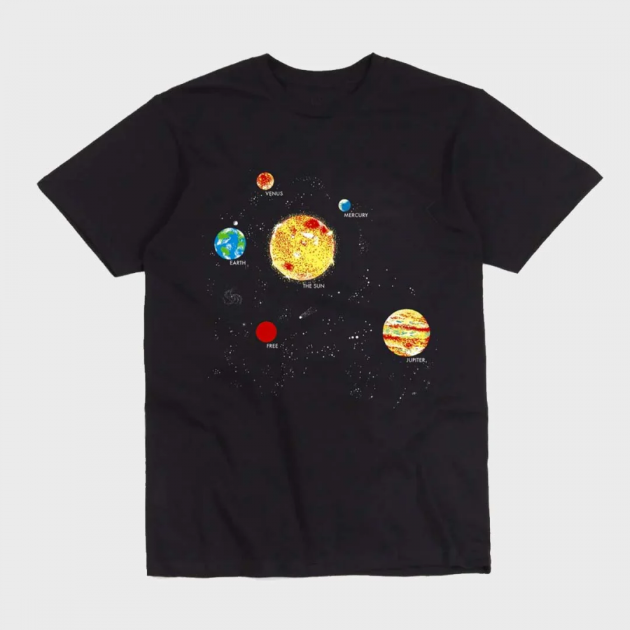 Freeskatemag Solar System T-shirt - Black