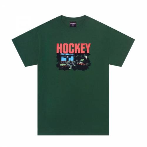 Hockey Raw Milk T-Shirt - Forest Green