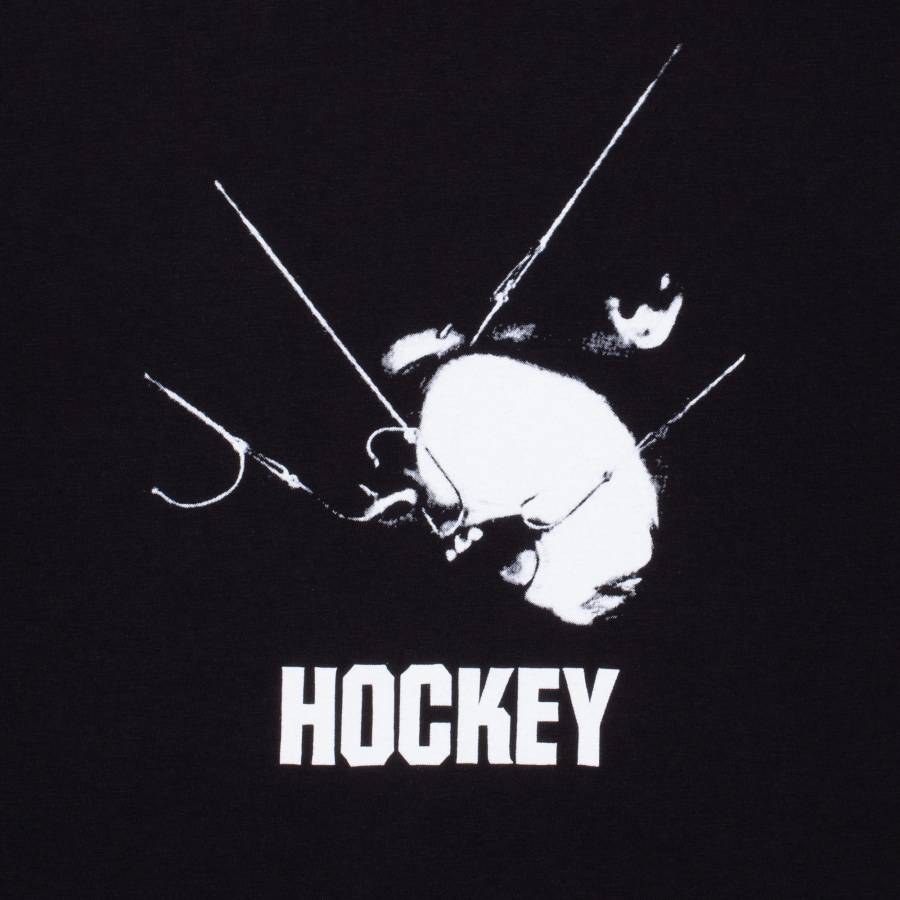 Hockey Pull T-Shirt - Black