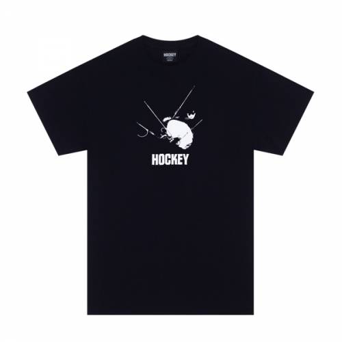 Hockey Pull T-Shirt - Black