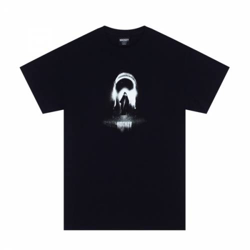 Hockey Elk Heart T-Shirt - Black