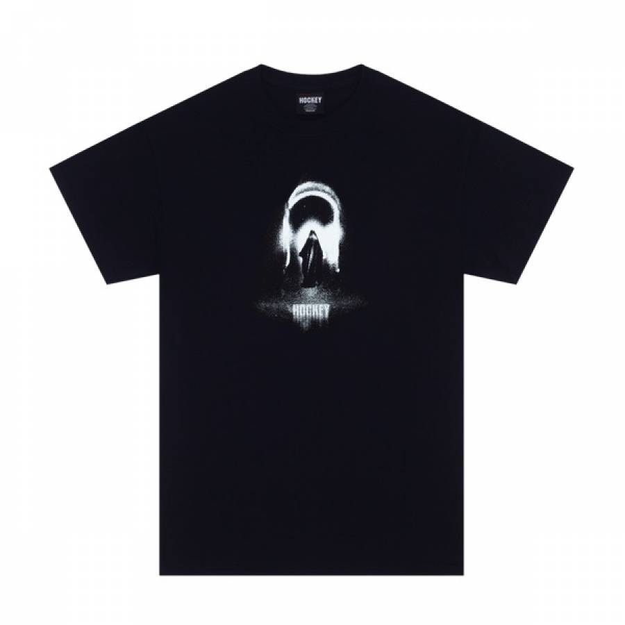 Hockey Elk Heart T-Shirt - Black