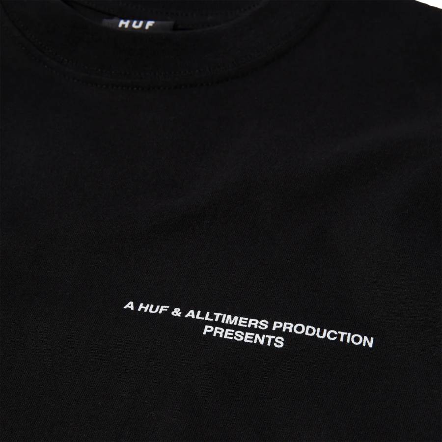 Huf X Alltimers Coast 2 Coast T-Shirt - Black