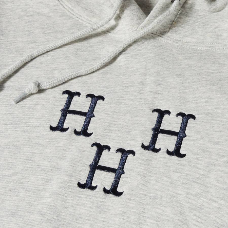 Huf Hat Trick Pullover Hoodie - Heather Grey