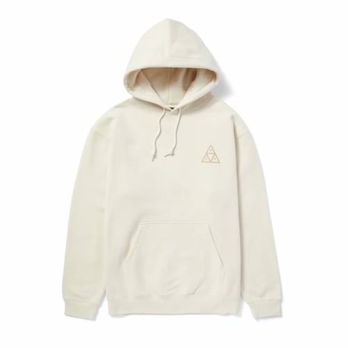 Huf Set Triple Triangle Pullover Hoodie - Bone