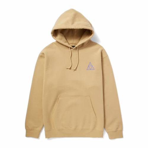 Huf Set Triple Triangle Pullover Hoodie - Oatmeal