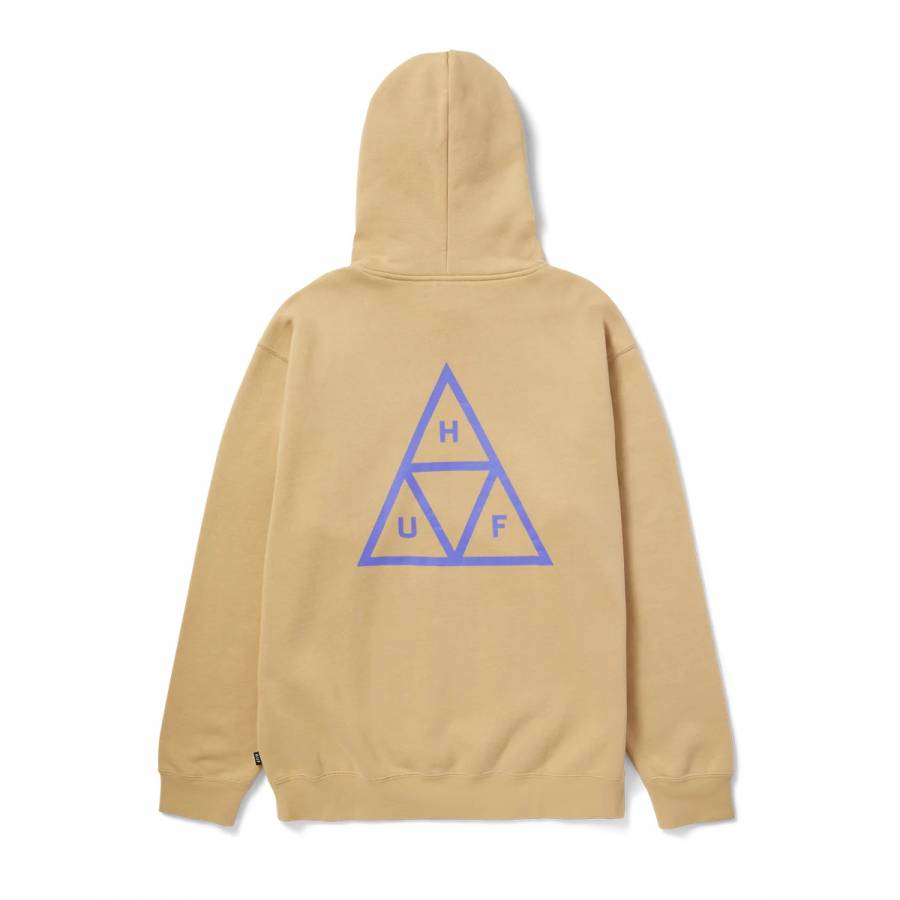 Huf Set Triple Triangle Pullover Hoodie - Oatmeal