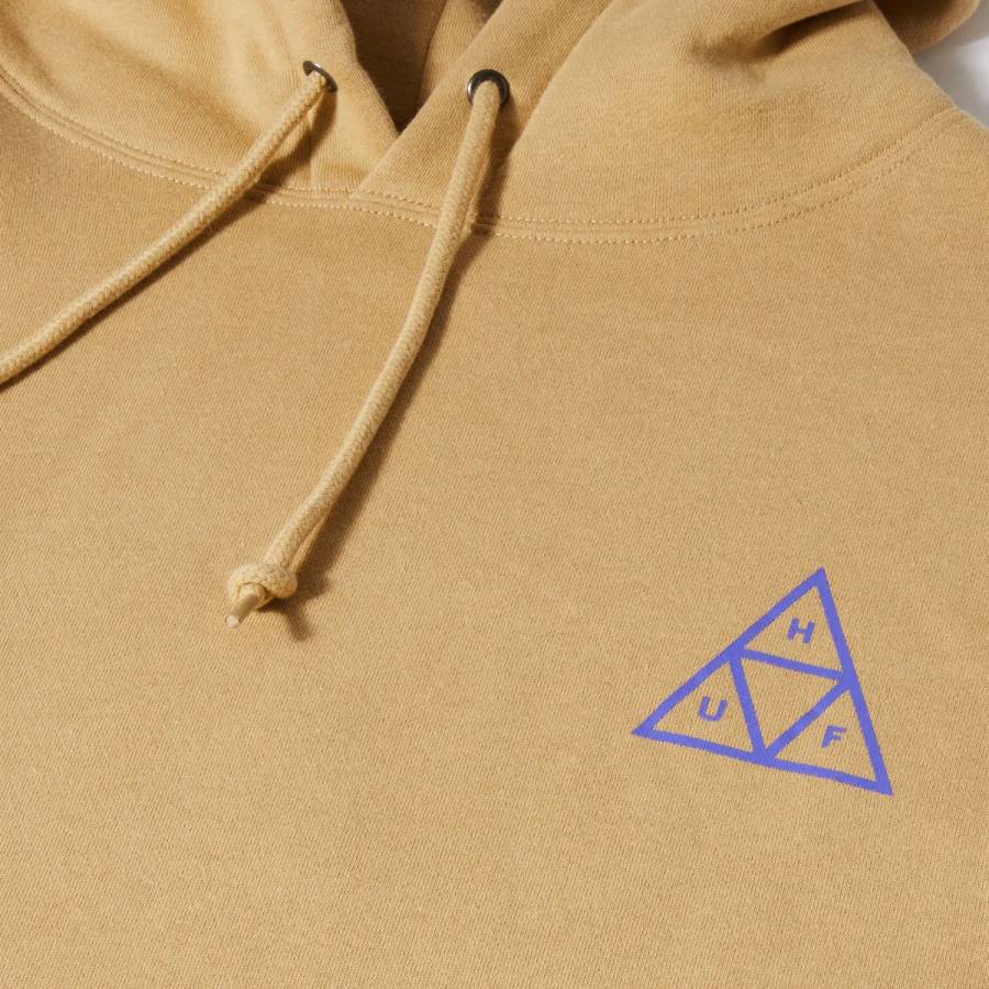 Huf Set Triple Triangle Pullover Hoodie - Oatmeal