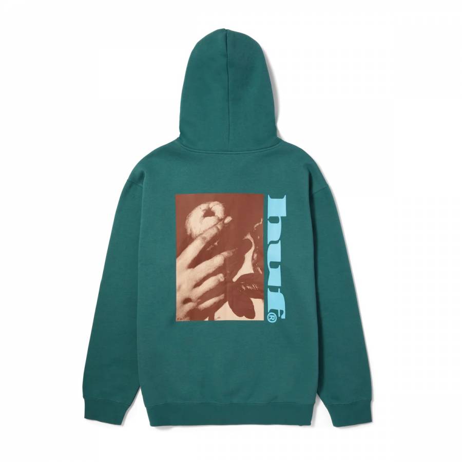Huf Street Knowledge Pullover Hoodie - Pine