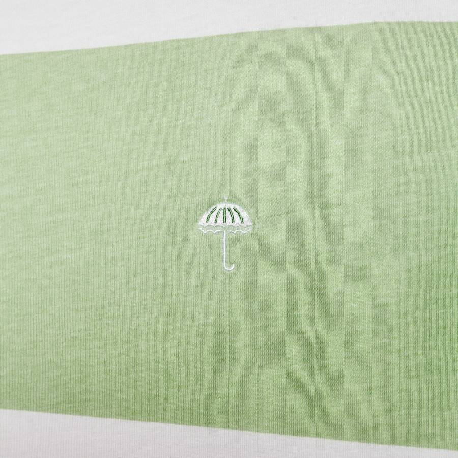 Hélas Bateau T-Shirt - White / Pastel Green
