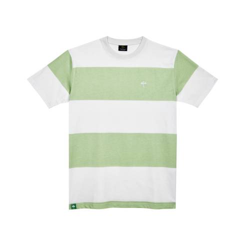 Hélas Bateau T-Shirt - White / Pastel Green