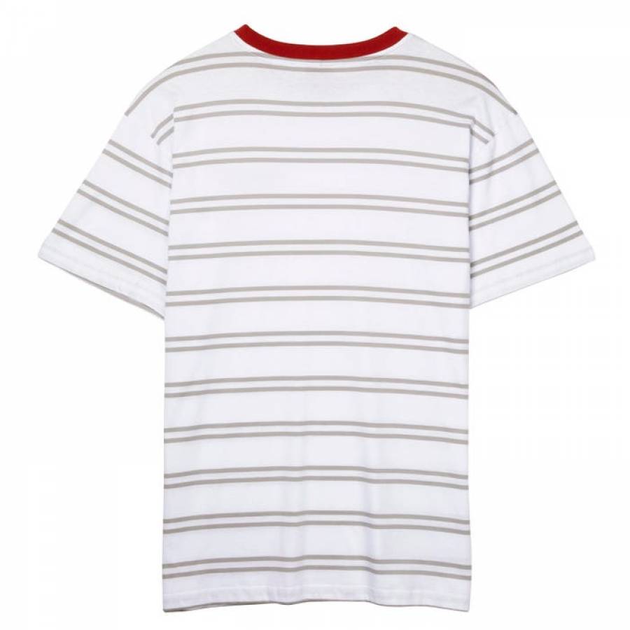Independent Baseplate Stripe T-Shirt - White