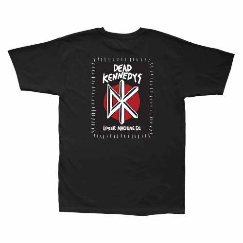 Loser Machine Dead Kennedys x LMC Punk Patch Stock T-Shirt - Black