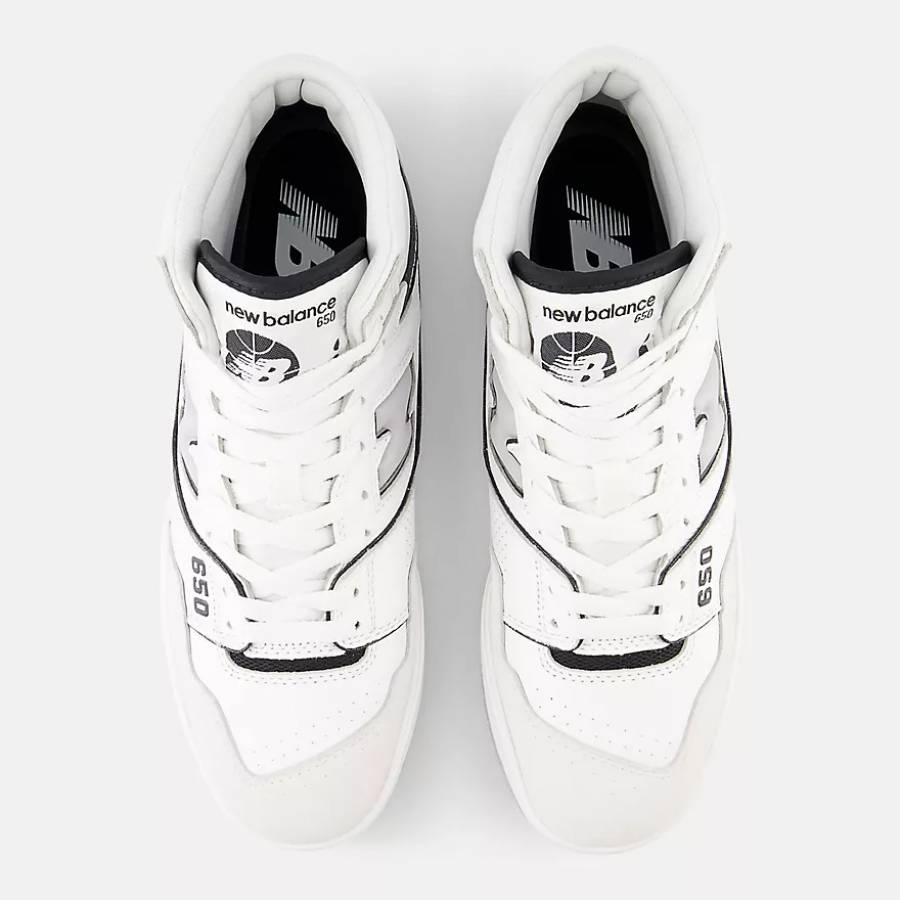 New Balance 650 - White / Black / Angora