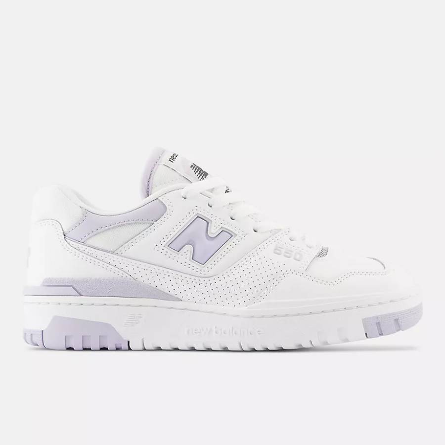 New Balance 550 - White / Grey Violet