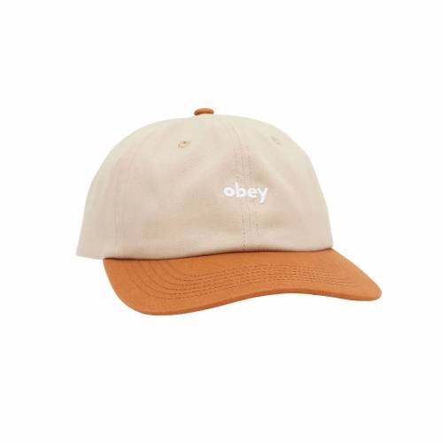 Obey Benny VI Panel Snapback - Light Khaki Multi