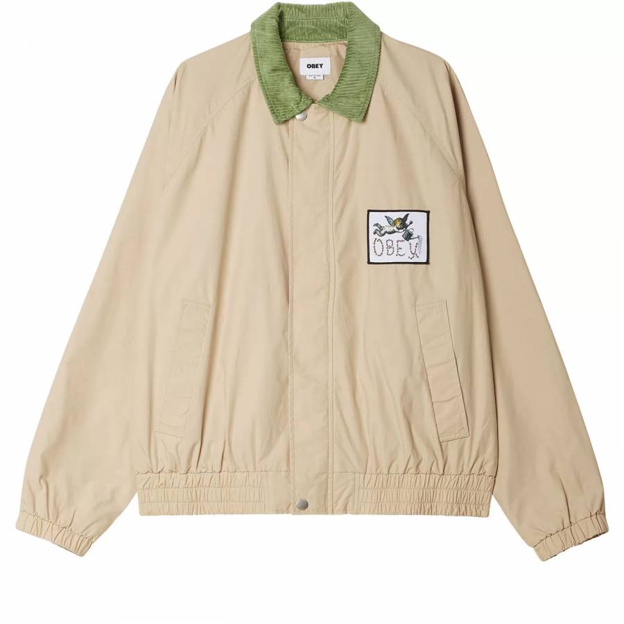 Obey Bryson Jacket - Irish Cream Multi