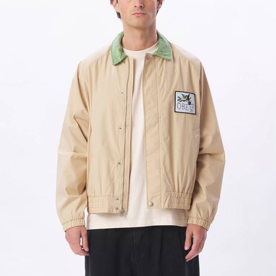Obey Bryson Jacket - Irish Cream Multi