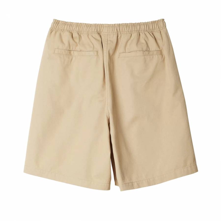 Obey Easy Relaxed Twill Shorts - Irish Cream