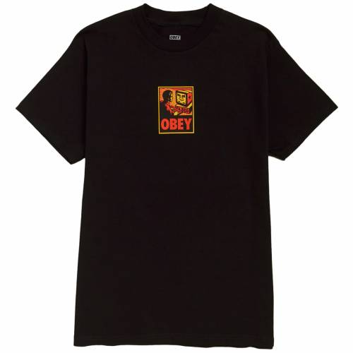 Obey Computer T-Shirt - Black