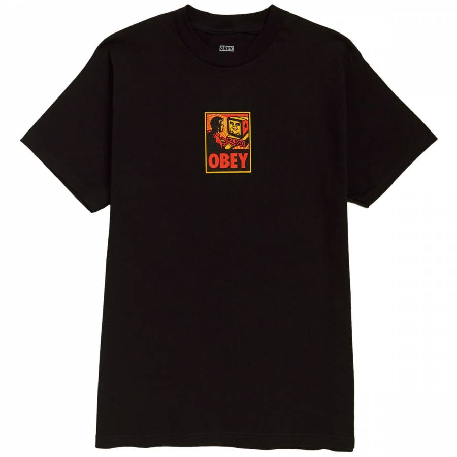 Obey Computer T-Shirt - Black