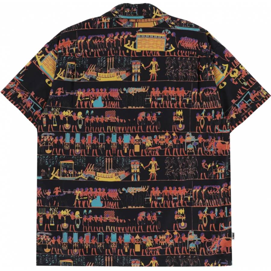 Obey Heiro Woven Shirt - Black Multi