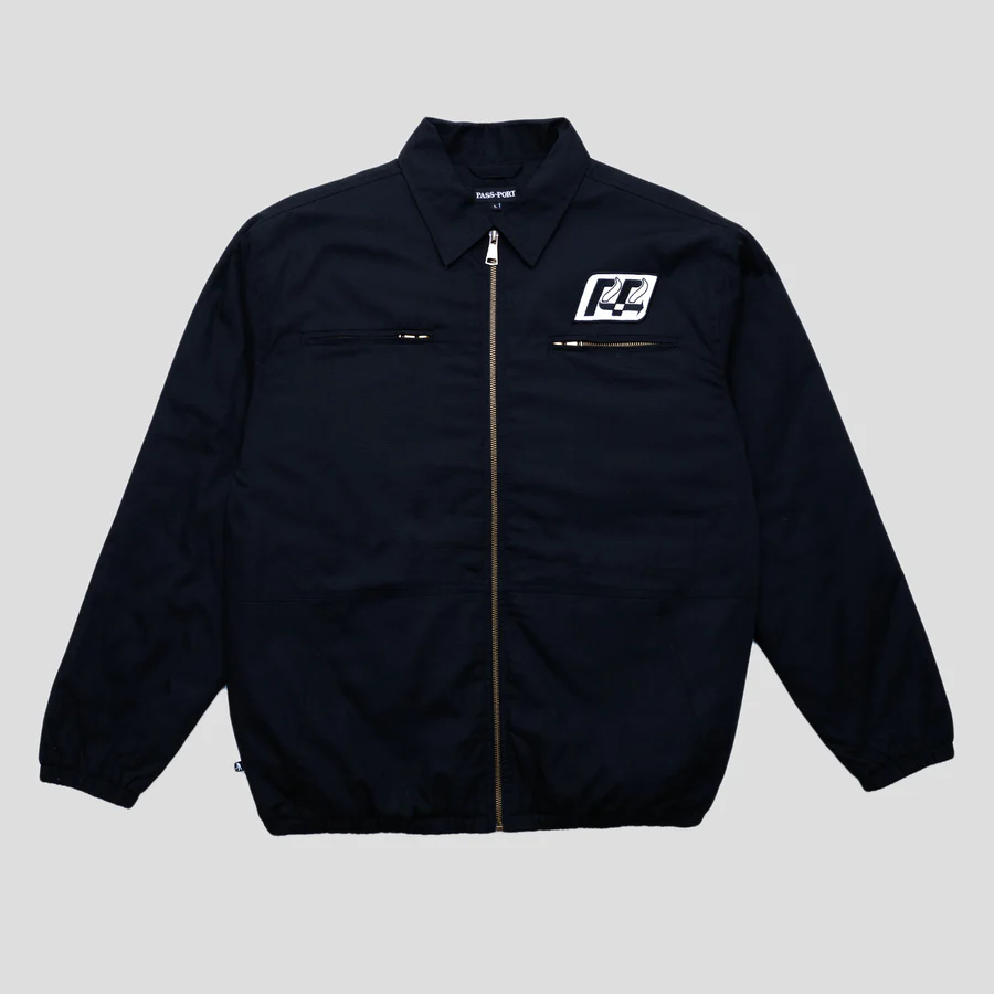 Pass Port Transport Ripstop Delivery Jacket - Blac...