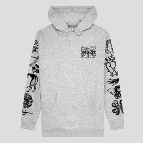 Pass Port Trinkets Hoodie - Ash